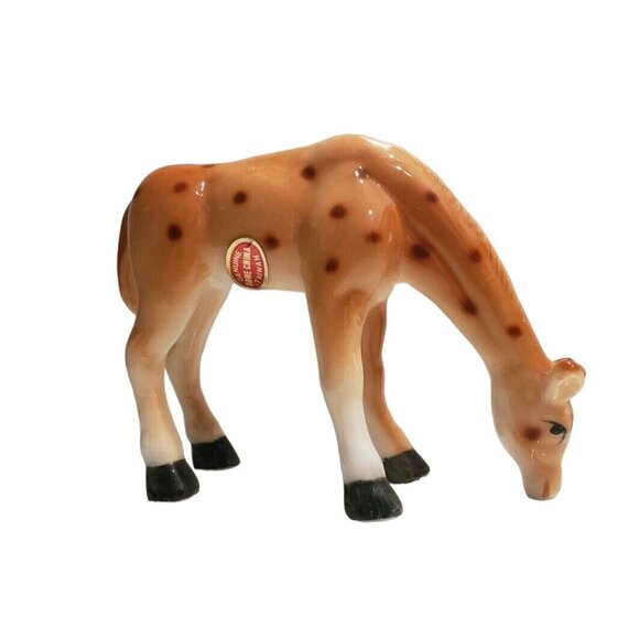 Vintage Bone China Ceramic Giraffe Figurine Taiwan Collectible - Picture 2 of 6